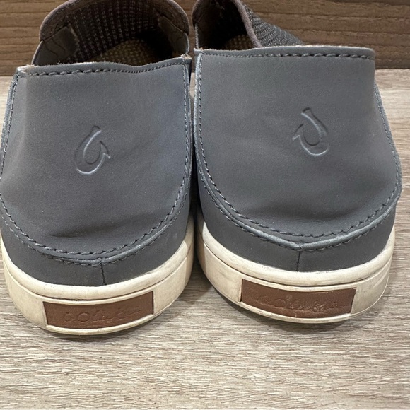 Olukai Pehuea Slip On Shoes Pavement Gray Size 10 - Picture 12 of 14